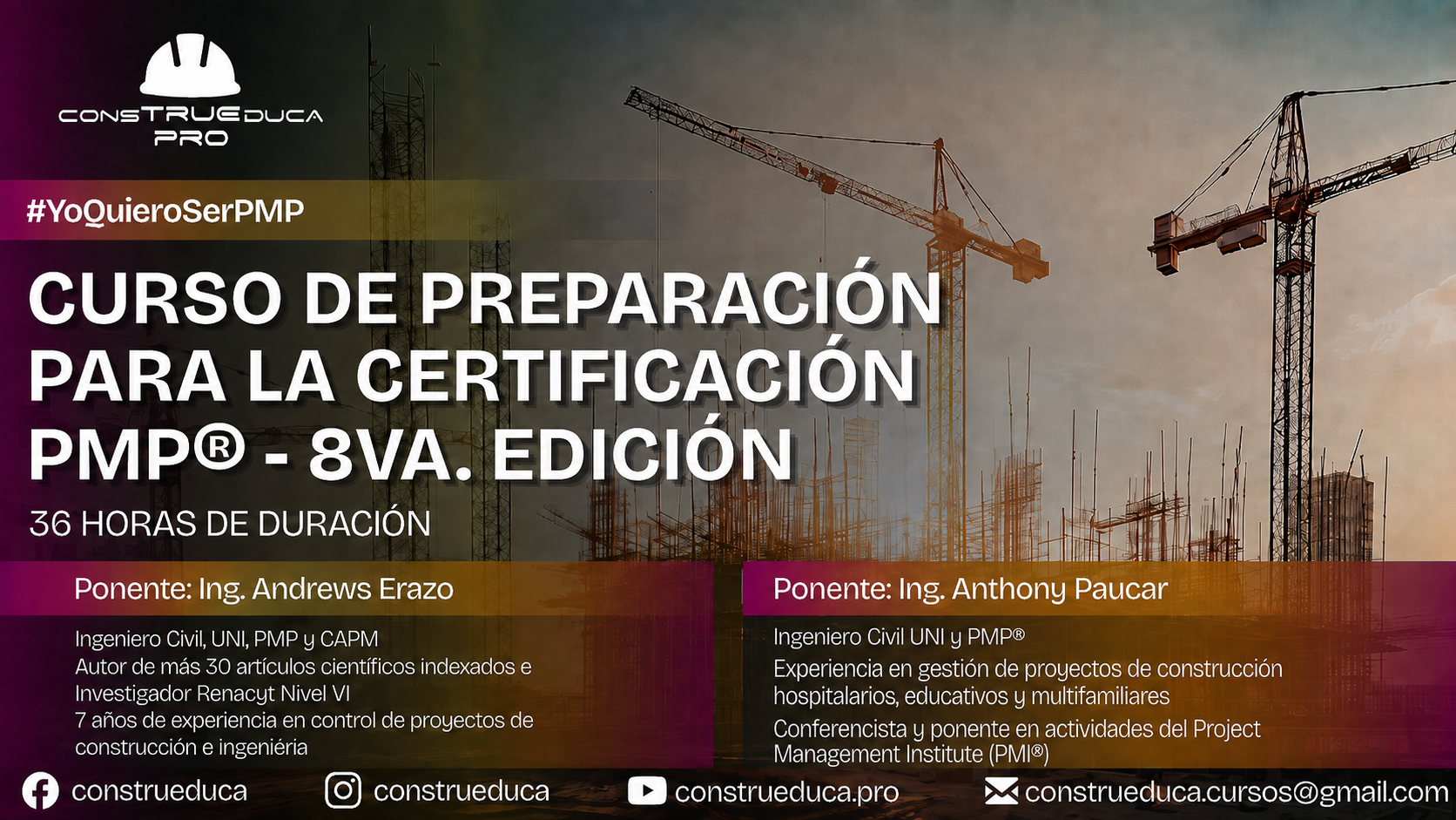 Curso de preparación para la certificación PMP® alineado a la 8va edición del PMBOK®